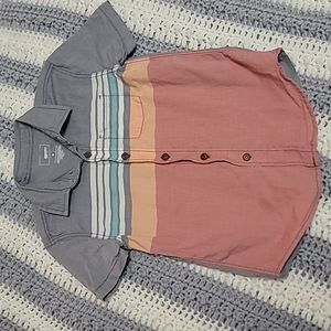 Summer Short Sleeve Button Down Boys